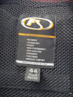 MOTORCYCLE LEATHERS 1 PIECE RIDING SUIT, SIZE 44, FIELDSHEER, NEW.