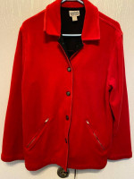 Chico's Design Women's Red Jacket- Comfy & Clean- Cost $100+