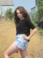 Levi Shorts: Patriotic American Flag Pocket & Crystal Trim - Size 28