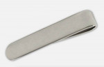 The Tie Bar Smooth Slide Clasp Silver Tie Bar