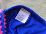 Blue Bikini Bathing Suit w/ Multi-color Trim Size Medium / D/DD