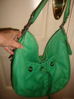 B. Makowski - Glove Leather Handbag: Green