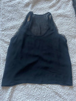 2 Sheer/Mesh fashion tank tops