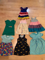 4-6 yo spring/summer sleeveless dresses - all Hanna Andersson