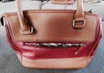Tignanello 2-tone leather handbag purse