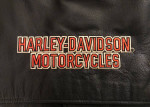 NEW HARLEY DAVIDSON BLACK LEATHER/LACE SPORT CUT CAFE VEST—ANNIV EDITN
