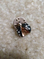 *set of Three (3) 🐞 LADYBUG Scatter Pins *Rhinestone