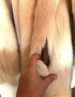 VINTAGE GLAMOUROUS FUR COAT WRAPPED AROUND YOU