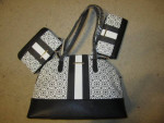 New w Tag Women's Satchel Bag Time and Tru 3 Piece Set