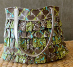Vera Bradley Sittin' in a Tree Ruffle Cha Cha Shoulder Bag