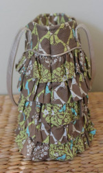 Vera Bradley Sittin' in a Tree Ruffle Cha Cha Shoulder Bag