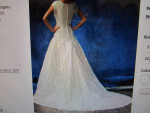 wedding dress and accessories
