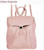 Urban Originals Foxy Backpack Purse, Vegan Leather, Rose Pink
