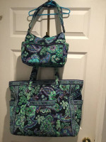 Vera Bradley Purse and Weekend Bag