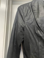 ALPINESTARS by DENISE FOCIL WOMENS BLACK LEATHER JACKET Sz Small