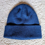 NEW Survey Monkey logo branded New Era dark blue knit cuffe beanie hat