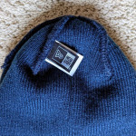 NEW Survey Monkey logo branded New Era dark blue knit cuffe beanie hat