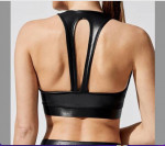 CARBON38 TAKURA SHINE BLACK SPORTS BRA Sz XL LIKE NEW