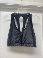 CARBON38 TAKURA SHINE BLACK SPORTS BRA Sz XL LIKE NEW