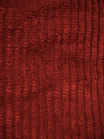 Parri's Firenze Tote Rust Red Corduroy Shopper Bag Italy