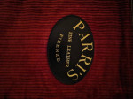 Parri's Firenze Tote Rust Red Corduroy Shopper Bag Italy
