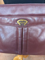 Vintage Etienne Aigner Leather Purse Oxblood Burgundy Shoulder Bag