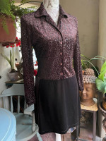 vintage Size 4, boutique designer couture dress