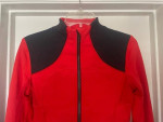 LULULEMON RED DARK GRAY FORME ZIP JACKET Sz 8