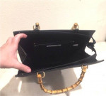 Brand New Purse/Computer Bag from Bloomingdales Blk with Bamboo Handle