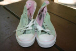 NOS Converse HIGH TOPS Mint Green Sz Mens 10 Womens 12 eu 44