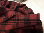 100 % Acrylic Plaid Button Down Shirt Size XL