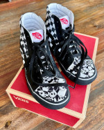 NEW Custom Vans size 5.5 women (4 men)