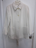 new with tags Beautiful ivory Angora Wool Calvin Klein Jacket Coat