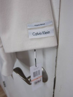 new with tags Beautiful ivory Angora Wool Calvin Klein Jacket Coat