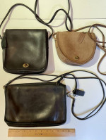 Vintage Leather Handbags: Coach, Tignanello, Ann Taylor