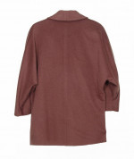 Women's Kristen Blake Brown Wool Coat Sz 14