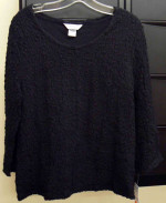 New with Tags Koret City Blues Blouse Dressy Crinkle Fabric