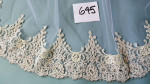 Couture Cathedral Veil Celeste 110" Long hand beaded