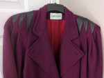 CHARLES KLEIN Long Wool Coat Overcoat Womens Size 10-12 Forstmann Wool