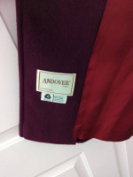 CHARLES KLEIN Long Wool Coat Overcoat Womens Size 10-12 Forstmann Wool