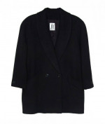 Women's Jones New York Black Wool Coat XL