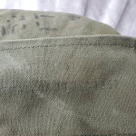 Vintage 1957 US Military Issue Green Canvas Duffel Bag