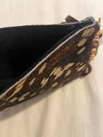 NEW leather hide purse