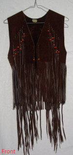 Leather Vest - Retro style