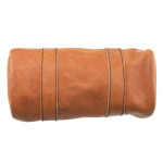Handmade Cowhide Leather Purse Handbag Satchel Chestnut Brown