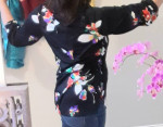 Vintage Polyester Blouse Medium