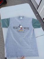 Vintage Mickey Mouse 1928 Original Velva Sheen Large USA Made