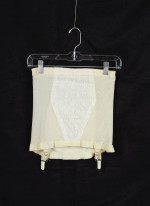 Trimflex Of California Pale Yellow And White Girdle With Garters Sz M