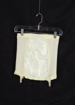 Trimflex Of California Pale Yellow And White Girdle With Garters Sz M