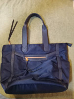 Aimee Kestenberg Tote Dark Blue 19" Long x 12" Tall x 8" Wide